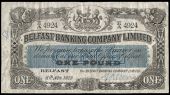 One Pound, 8 November 1928, E/A 4924, signature of A. Allen (BB 64; Pick 126a). Number in left margin and another on...