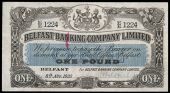 One Pound, 8 November 1928, E/E 1224 signature of W.M. Dick (BB 64; Pick 126a). Short red ink line on front, good...