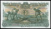 The Hibernian Bank Ltd, One Pound, 5 August 1939, 23HA 010247, Brennan-Hodges signatures (CHB-5, this note...