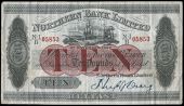 Ten Pounds, 1 November 1930, N-1/B 05853, signature of Hugh J. Craig (NR 75; Pick 181a). Pinholes, small number on...
