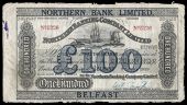 One Hundred Pounds, overprint on original issue of 2 June 1919, No. 5226, signature of W.F. Scott (NR 665; Pick...