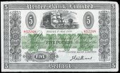 Five Pounds, 1 May 1956, No. 852248, signature of J.R. Williams (UB 63; Pick  316b) [2]. Good extremely fine...