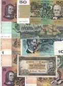 Reserve Bank, Ten Shillings, ND (1961-65), One Dollar (5), Two Dollars (5), Five Dollars (3), Ten Dollars (2), Fifty...