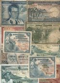 Banque Centrale Du Congo Belge Et Du Ruanda-Urundi, Five Francs, 1953 (2), Twenty Francs, 1953, 1957, 1959, Fifty...