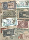 Banca D’Italia, Fifty Lire (5), 1938-43, One Hundred Lire (3), 1939-43, Five Hundred Lire, 1943, One Thousand...
