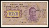 Banque Nationale, Ten Francs, 15 December 1960, GH 385218 (Pick 5a). Good extremely fine to about uncirculated 	£80-100