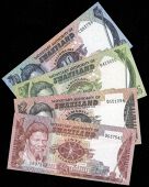 Monetary Authority of Swaziland, One, Two, Five and Ten Emalangeni, all 1974-8 (Pick 1a-4a) [4]. Third good very...