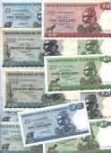 Reserve Bank, Two Dollars, 1980 (6), 1983 (13), Five Dollars, 1980 (4), 1982, 1983 (5), Ten Dollars, 1983, Twenty...