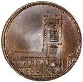 Middlesex [Specious and Collectors’], Skidmore’s Churches, Halfpenny, Holborn, St Andrew’s church, rev. legend...
