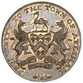Norfolk, Aylsham, Stephen and T. Ashley, Halfpence, 1795 (3), payable at s & t ashley edge, 8.65g/6h (DH 5), s & t...