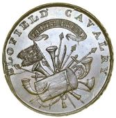 Norfolk, Blofield, Kempson’s mule Halfpenny, group of weapons and musical instruments, rev. liberty & commerce,...