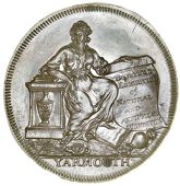 Norfolk, Great Yarmouth, William Absolon, Halfpence, 1792 (2), absolon edge, 11.26g/6h (DH 51), countermarked issue,...