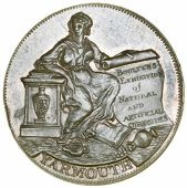 Norfolk, Great Yarmouth, Joseph, Daniel and John Boulter, Halfpenny, 1796, from the same dies as previous, edge...