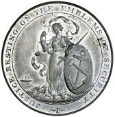 Northumberland, Newcastle-upon-Tyne, William Mather, Kempson’s Penny or ticket, 1797, in white metal, from the...
