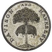 Nottinghamshire, Arnold, Davison and Hawksley, Sixpences, 1791 [issued 1802] (2), in plated copper and copper,...