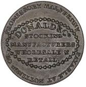 Nottingham, Donald & Co, Trial Halfpenny, 1792