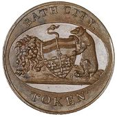Somerset, Bath, Kempson’s Buildings, Halfpence (18), revs. All Saints Chapel (2), edge plain, 13.78g/6h (DH 69;...