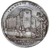 Staffordshire, Tamworth, John Harding, Proof Penny, 1799, in silver, from the same dies as previous, edge penny...