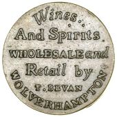 Staffordshire, Wolverhampton, Thomas Bevan, uniface striking by Simmons of the rev. of his Halfpenny, legend, edge...