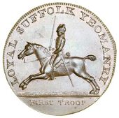 Suffolk, Blything, Sir John Rous, Halfpenny, 1794, from the same dies as previous, edge we promise to pay the bearer...