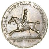 Suffolk, Blything, Sir John Rous, Halfpenny, 1794, from the same dies as previous, edge plain, 11.35g/12h (DH 19e;...