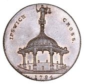 Suffolk, Ipswich, James Conder, Halfpenny, 1794, edge grained, 10.82g/12h (DH 35; Judson 1079); Robert Manning,...