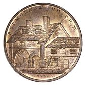 Surrey, Bermondsey, Skidmore’s Churches, Halfpence (3), Priory, edge plain, 11.71g/12h (DH Middlesex 667); St Mary...