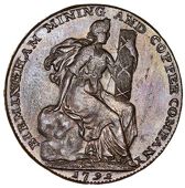 Warwickshire, Birmingham, Birmingham Mining & Copper Co, imitation Halfpence (25), 1792 (19), anglesey edges (7),...