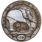 Warwickshire, Birmingham, Peter Kempson, Pennies, 1796 (2), both i promise edge, ruins of Caesar’s Tower,...