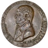 Warwickshire, Birmingham, Thomas Welch, Penny, 1800, bust left with four buttons on coat, the work of john gregory...