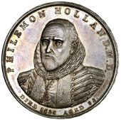Warwickshire, Coventry, Edmund Percy, Proof Penny, in silver, from the same dies as previous, edge penny token...