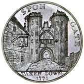 Warwickshire, Coventry, Kempson’s Gates, Halfpence (4), all Handel revs., Cook Street, edge plain, 13.46g/6h (DH...