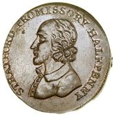 Warwickshire, Stratford-upon-Avon, Skidmore’s mule Halfpence (3), from the same obv. die as previous, revs. t...