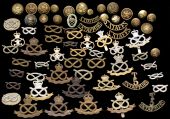 Staffordshire Regimental Insignia. An interesting selection including o/r glengarry badges to the 38th (KK 487) and...