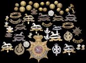 The West Yorkshire Regiment Officer’s Victorian Helmet Plate 1881 - 1901. Standard crowned gilt star with laurel...