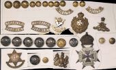 Malta and Gibraltar Badges and Buttons. A small selection of mainly KC and QEC items but including three large and...