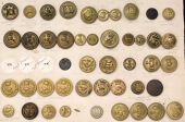 Coastguard, Customs, Trinity House, Shipping and Yacht Club Buttons. Two carded displays mixed large and small,...