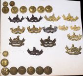 Gloucestershire Regimental Insignia. An interesting selection including a good o/r glengarry badge to the 28th Foot...