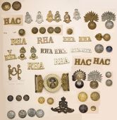 The Honorable Artillery Company Insignia/Territorial Artillery Shoulder Titles/Royal Horse Artillery Insignia. The...