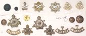 British and Overseas Police Buttons, Army Cyclist Corps Insignia, Modern Gurkha Badges. The buttons being mainly KC...