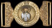 Princess Victoria’s (Royal Irish Fusiliers) Warrant Officer’s Waist Belt Clasp 1883 - 1901. Pattern as for Ryan...