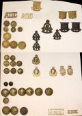 Army Ordnance Corps/Royal Army Ordnance Corps Insignia. Including an officer’s QVC helmet plate 1896 - 1901 (no...