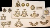 Engineer Volunteer Buttons and Territorial Shoulder Titles, Royal Army Service Corps Insignia. The former include...
