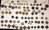 Military Police and Provost Staff Corps, Rank Crowns and Stars, Red Cross Shoulder Titles. The former includes a...