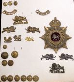 4th King’s Own Royal Regiment & King’s Own Royal Regiment (Lancaster) Insignia.  Comprising a good quality o/r...