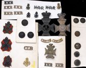 60th The King’s Royal Rifle Corps/The King’s Royal Rifle Corps Insignia. The 60th items comprise an officer’s...