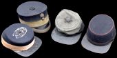 Two Officers’ Forage Caps c. 1857 - 1880, An Officer’s 1880 Pattern Forage Cap, A GPO Shako. The first item...