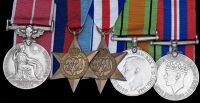 A Second World War military B.E.M. group of five awarded to Corporal R. G. Nesbitt, Royal Army Service...