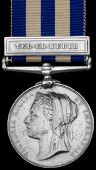 Egypt and Sudan 1882-89, dated reverse, 1 clasp, Tel-El-Kebir (91 Private E. Harris, 8th Compy. C. & T.Corps)...