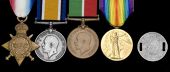 Four: Acting Warrant Officer Class 1 C. H. Beagley, Army Service Corps and Mercantile Marine

1914-15 Star...